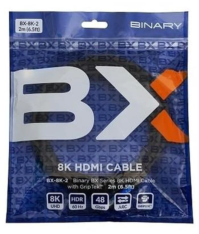 Alt view image 3 of 3 - BX-8K-2 8K Ultra HD High Speed HDMI Cable with GripTek, 6.5' (2m)