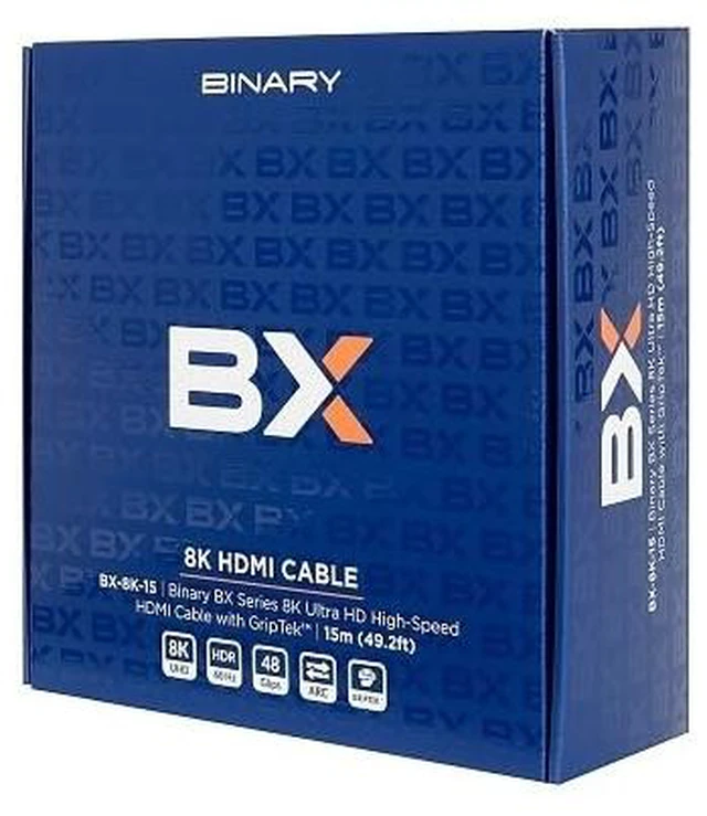 Alt view image 3 of 3 - BX-8K-15 BX Series Active 8K Ultra HD High Speed HDMI Cable with GripTek, 49.2' (15m)