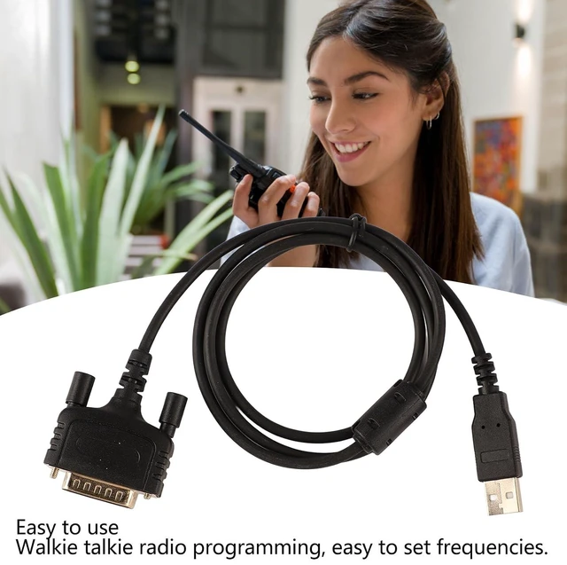 Alt view image 4 of 7 - PC40 USB Programming Cable for RD620 RD980 Radio, to Use, Durably ABS Material, Connect Radios and PC, Read and Write Programming Frequencies