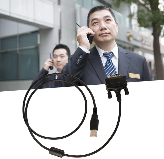 Alt view image 7 of 7 - PC40 USB Programming Cable for RD620 RD980 Radio, to Use, Durably ABS Material, Connect Radios and PC, Read and Write Programming Frequencies
