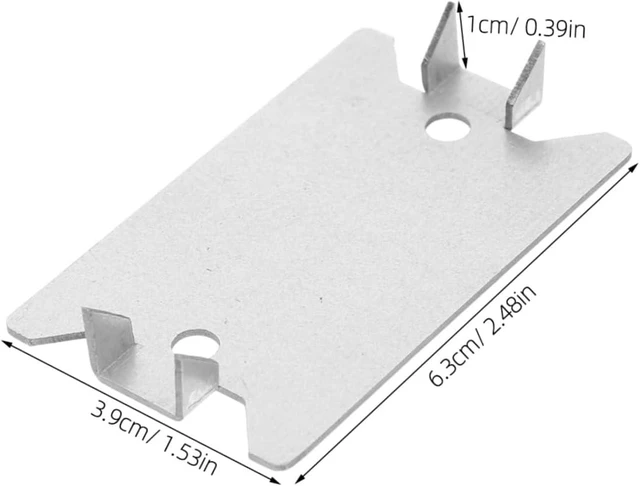Alt view image 2 of 7 - 50pcs Iron Cable Protection Nail Plates for Wiring Safety