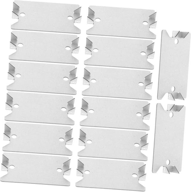 Main image of 50pcs Iron Cable Protection Nail Plates for Wiring Safety