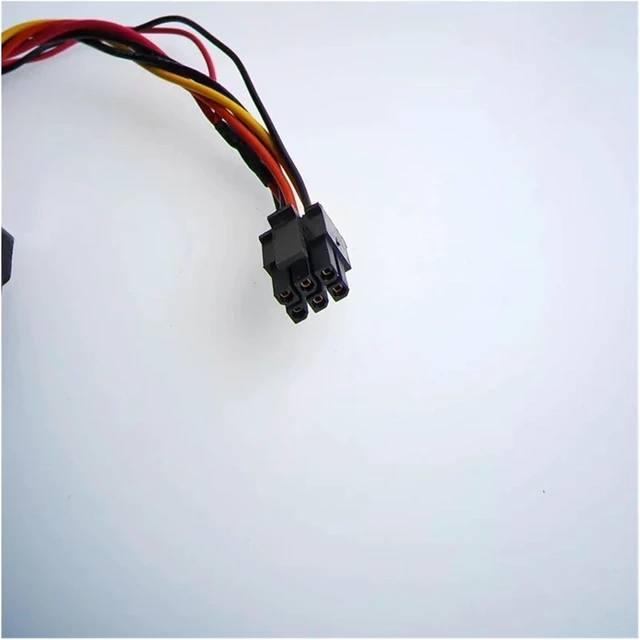 Alt view image 4 of 4 - Computer Power Supply Cable 6P to SATA SSD HDD ODD Optical Drive Cord for 9020 7070 7060 3060 3070 3080 3681 T1700 XE2 SFF