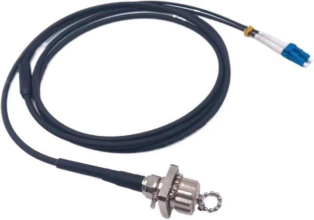 Alt view image 3 of 6 - Armored Jumper 2 cores ODC-LC SC FC 5.0mm TPU singlemode 1-50m Outdoor 30m 20m 10m SM 2C Female Male patchcord 2 fibers(30m,ODC Square-FC)