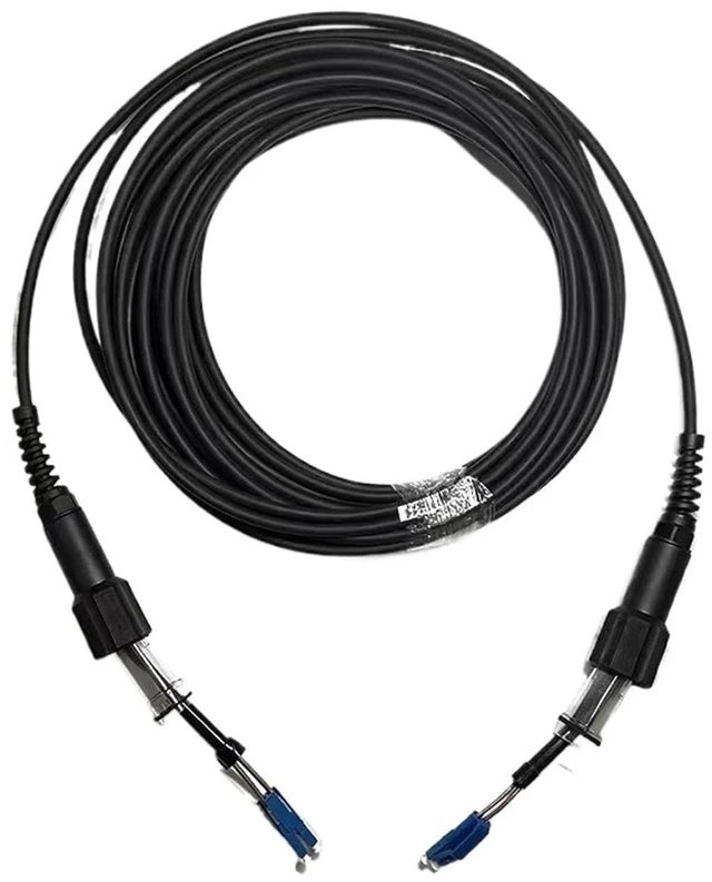 Alt view image 5 of 5 - 60m 2/4 Cores Outdoor Patchcord 7.0mm 2C 4C OM1 OM2 CPRI LC SC FC DVI Waterproof FTTH Jumper Optical Fiber Armored Cable 2 Core(LC-LC,4C OM2)