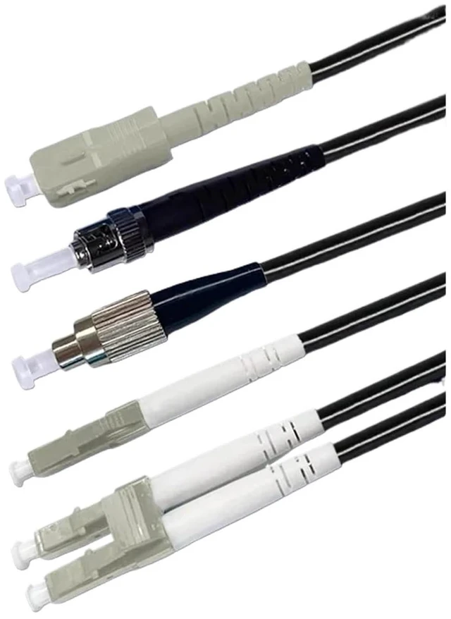 Main image of 1M-300M LC Armored Patchcord OM3 Dual Core 3.0mm Outdoor Optical Fiber Jumper LC SC FC ST 100m 200m 150m 120m 50m 100m Multimode(80m 1pc,LC-LC)