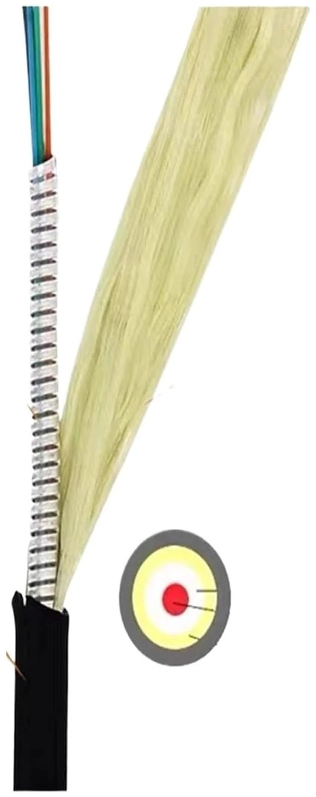 Alt view image 3 of 6 - 1M-300M LC Armored Patchcord OM3 Dual Core 3.0mm Outdoor Optical Fiber Jumper LC SC FC ST 100m 200m 150m 120m 50m 100m Multimode(80m 1pc,LC-LC)