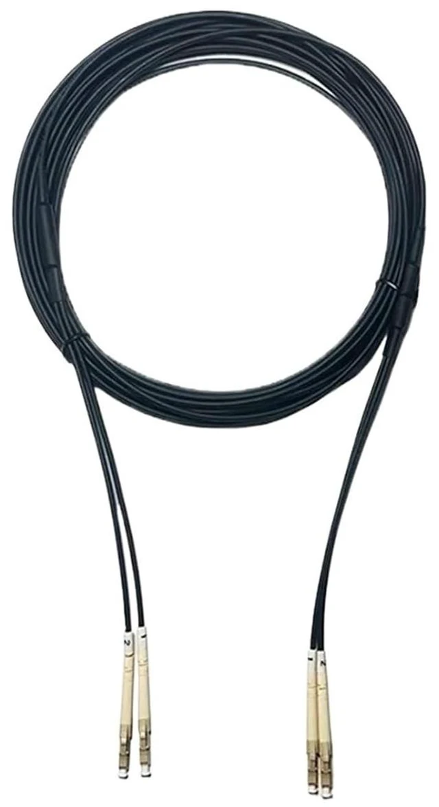Alt view image 6 of 6 - 1M-300M LC Armored Patchcord OM3 Dual Core 3.0mm Outdoor Optical Fiber Jumper LC SC FC ST 100m 200m 150m 120m 50m 100m Multimode(80m 1pc,LC-LC)