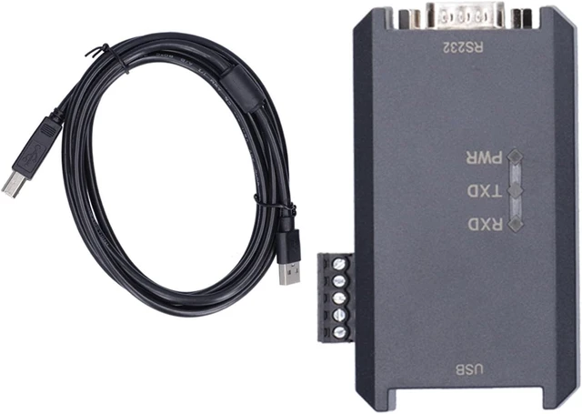 Alt view image 5 of 7 - USB to RS232/RS485/RS422 Isolated Serial Adapter, 300-128000 BPS, Black ABS, Industrial Automation