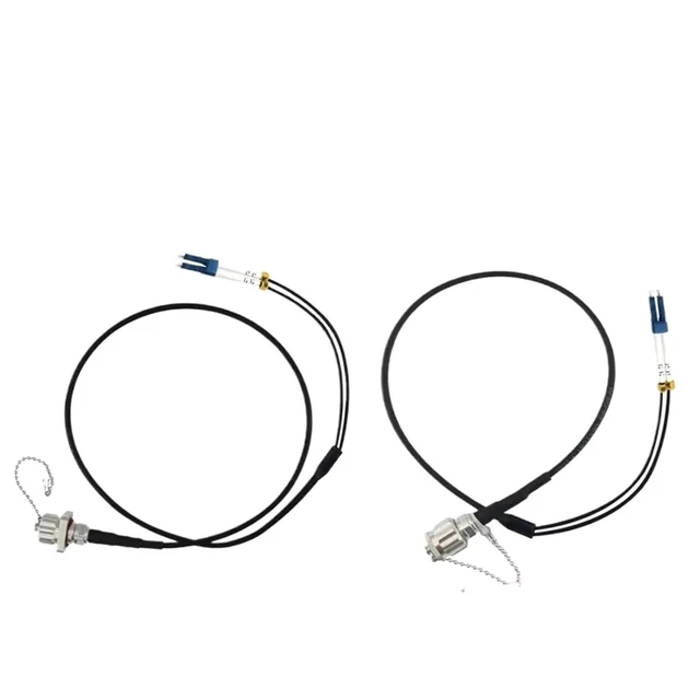Alt view image 4 of 6 - Armored Jumper 2 cores ODC-LC SC FC 5.0mm TPU singlemode 1-50m Outdoor 30m 20m 10m SM 2C Female Male patchcord 2 fibers(40m,ODC Square-SC)