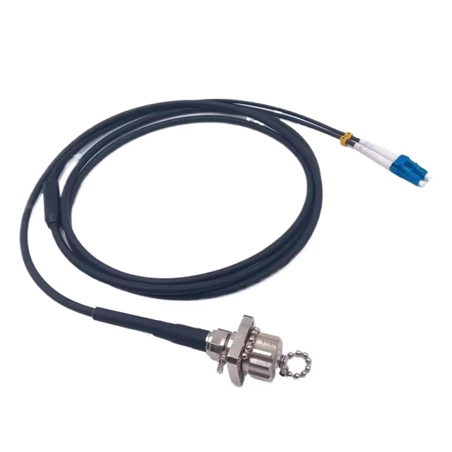 Alt view image 3 of 6 - Armored Jumper 2 cores ODC-LC SC FC 5.0mm TPU singlemode 1-50m Outdoor 30m 20m 10m SM 2C Female Male patchcord 2 fibers(40m,ODC Square-SC)