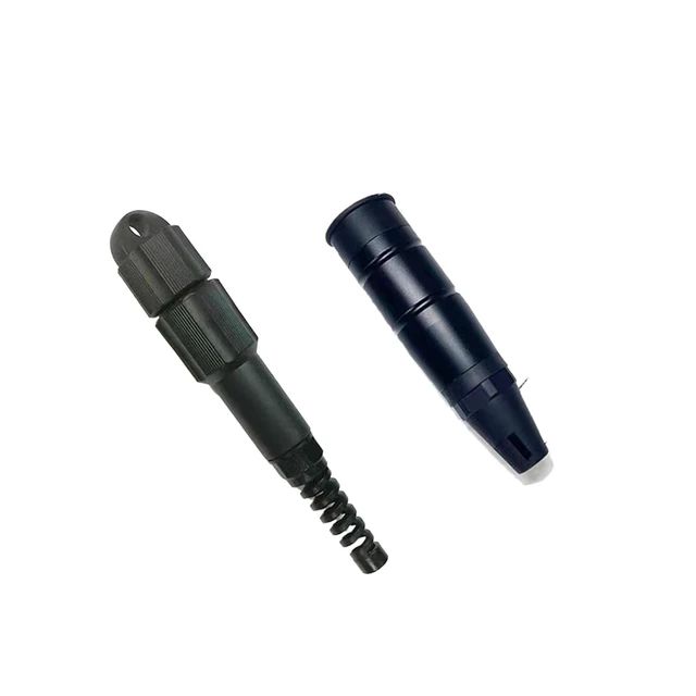 Alt view image 3 of 5 - 50m 2/4/6/8 Cores Outdoor Armored Fiber Optic Patch Cord with PCD235 Reel LC SC FC A SM TPU DVI Waterproof Singlemode Fiber Optic Jumper(LC-LC,6C TPU with reel)