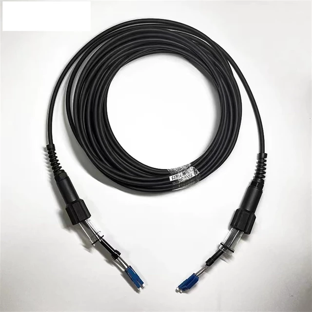 Alt view image 5 of 5 - 70m 2/4 cores outdoor patch cord 7.0mm 2C 4C OM1 OM2 CPRI LC SC FC DVI waterproof FTTH jumper optical fiber armored cable 2 core(SC-FC,2C OM1-01)