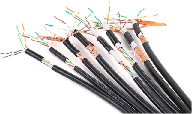 Alt view image 6 of 6 - CAT6/CAT6A Stage Ethernet Extension UTP/STP/SFTP Cable Indoor Flexible Unshielded/Shielded LAN Network Cable RJ45 Cable(CAT6-Indoor-STP,50M)