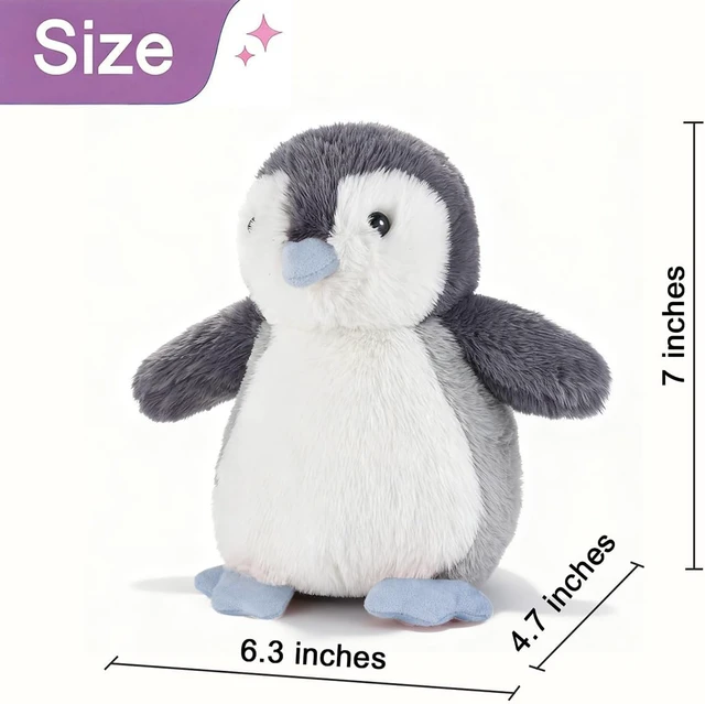 Alt view image 5 of 7 - Penguin Stuffed Animal Plush Toy, Blue Mouth, 7 Inches