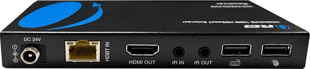 Alt view image 2 of 7 - OREI 4K KVM HDMI Extender Over LA HDBaseT PoC Single CAT5e/CAT6A/CAT7 Cable 4K @ 60Hz - Up to 400 Ft 4:4:4 - Remote Keyboard Mouse USB Control