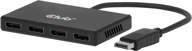 Main image of Club 3D CSV-7400 DisplayPort to Quad Displayport MST Hub 4 x 4K 30Hz