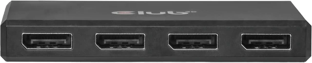 Alt view image 5 of 7 - Club 3D CSV-7400 DisplayPort to Quad Displayport MST Hub 4 x 4K 30Hz