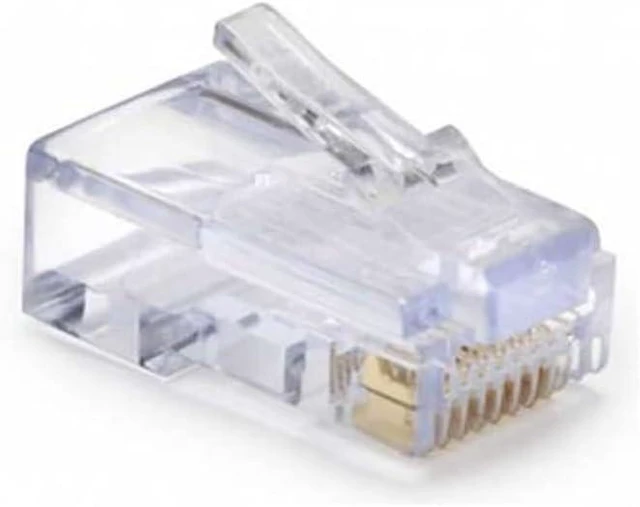 Main image of Platinum 202016J EZ-RJ45 Cat 6 Connector and Strain Relief Combo Kit, 50-Pieces