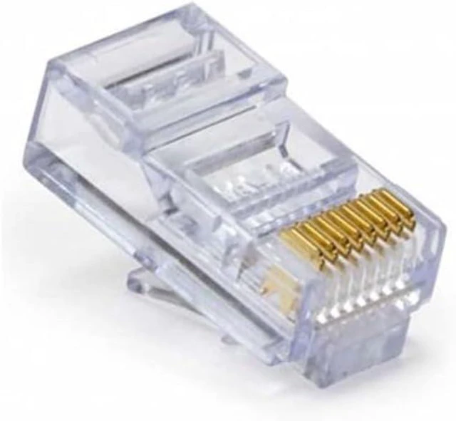 Alt view image 2 of 6 - Platinum 202016J EZ-RJ45 Cat 6 Connector and Strain Relief Combo Kit, 50-Pieces