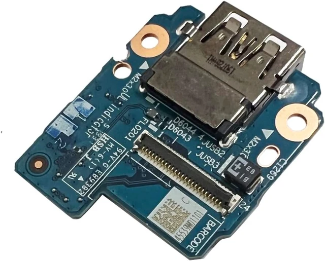Alt view image 3 of 3 - Gintai USB Board NO Cable Replacement for Lenovo ThinkPad X395 20NL 20NM/ T495s 20QJ 20QK 02DM414 NS-C181