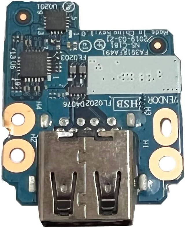 Alt view image 2 of 3 - Gintai USB Board NO Cable Replacement for Lenovo ThinkPad X395 20NL 20NM/ T495s 20QJ 20QK 02DM414 NS-C181