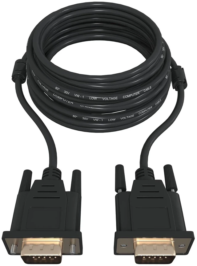 Alt view image 4 of 5 - VGA Cable 30ft - Computer/Monitor/Projector/PC/TV Cord 15 PIN, 30 Feet Long Video Cord - TP606