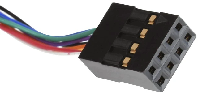 Alt view image 5 of 7 - SilverStone Technology 36 Pin Minisas Sff-8643(Target) to SATA 7Pin(Host)+Sideband Cable 0.6M Components Other CPS05-RE