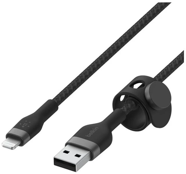 Main image of Belkin USB A to Lightning Braided Cable 9.9ft Fast iPhone Charger Cord