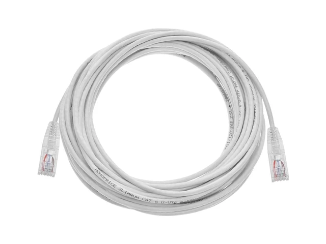 Alt view image 4 of 6 - Monoprice Cat6 Ethernet Patch Cable - 25 feet - White