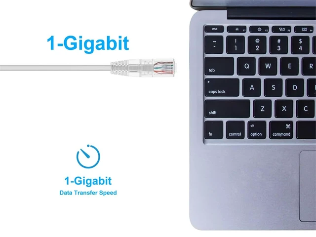 Alt view image 5 of 6 - Monoprice Cat6 Ethernet Patch Cable - 25 feet - White