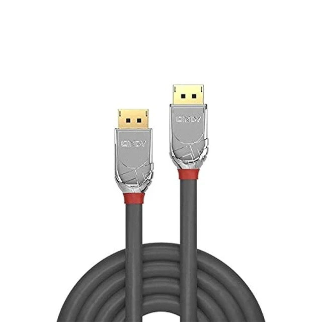 Alt view image 3 of 4 - Lindy 3m DisplayPort 1.2 Cable, Cromo Line