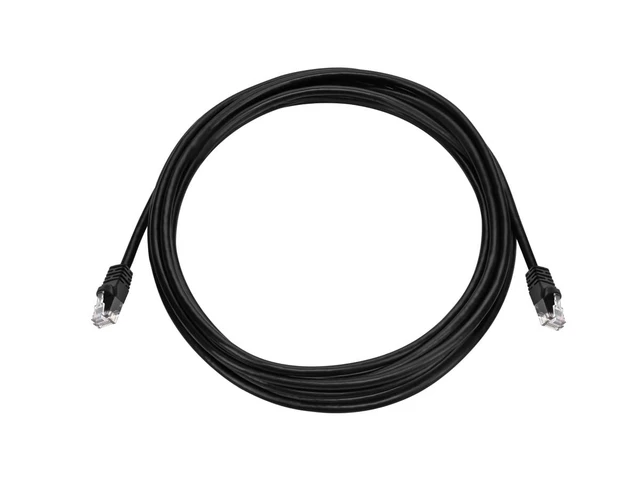 Alt view image 4 of 6 - Monoprice Cat6 Ethernet Patch Cable - Network Internet Cord - RJ45, Stranded, 550Mhz, UTP, Pure Bare Copper Wire, 24AWG, 14ft, Black