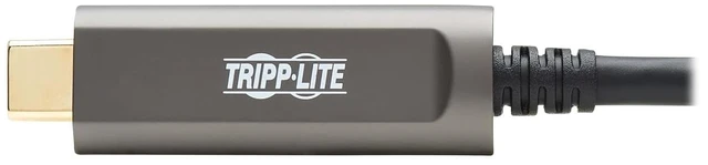 Alt view image 5 of 5 - Tripp Lite USB-C Fiber (10 Gbps) Data Cable, USB 3.2 Active Optical Cable, Male to Male, Black, Plenum-Rated for in Wall & Ceiling Installations, 33 Feet / 10 Meters, 3-Year Warranty (U420F-10M-D3)