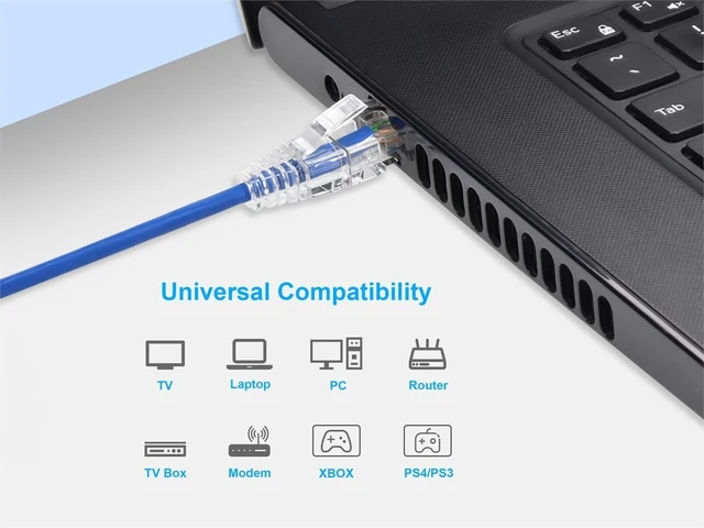 Alt view image 6 of 6 - Monoprice Cat6 Ethernet Patch Cable - 25 feet - Blue