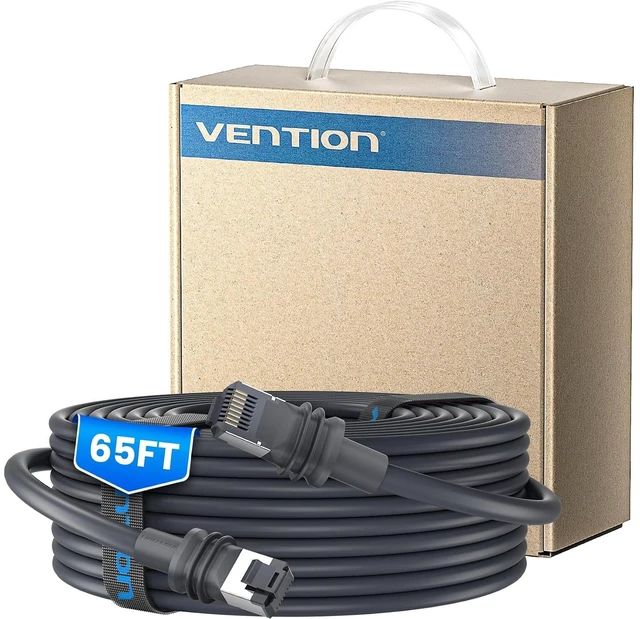 Main image of VENTION Starlink Gen 3 Cable 75ft, 32/50/75/100/150ft Starlink Ethernet Replacement & Extension Cable, High-Speed Waterproof UV Resistant for Star Link V3 Satellite Accessories
