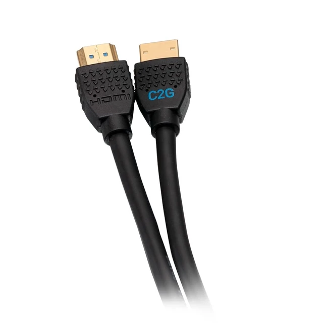 Alt view image 4 of 7 - C2G 50186 Premium 4K High Speed HDMI Cable with Ethernet, 4K 60Hz, Black (15 Feet, 4.57 Meters)