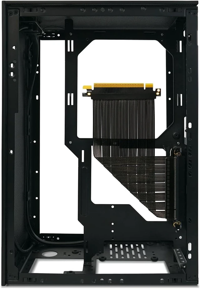 Alt view image 4 of 7 - SSUPD PCIe 5.0 x16 Riser Cable 200/320/440mm 32 GT/s Transmission, 64 GB/s (256 Gbps) Bandwidth GPU RTX 5090/5080 & RX 9070 XT & ITX Case Ready (PCIe 5.0 Straight 320mm)