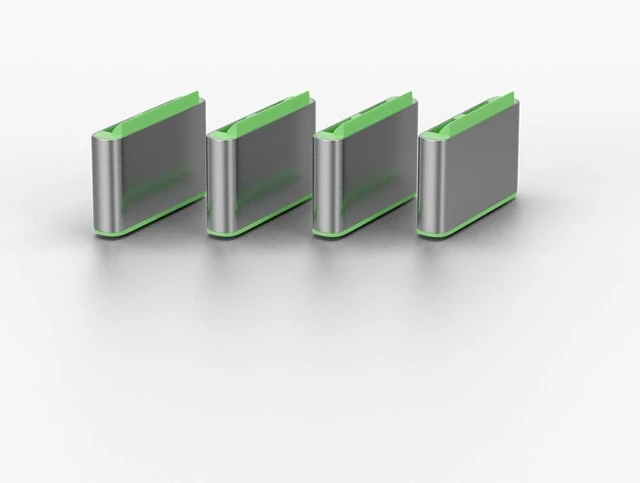 Alt view image 2 of 5 - LINDY USB Type C Port Blocker Key, Green - Pack of 4