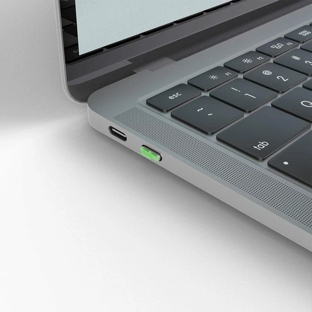 Alt view image 5 of 5 - LINDY USB Type C Port Blocker Key, Green - Pack of 4