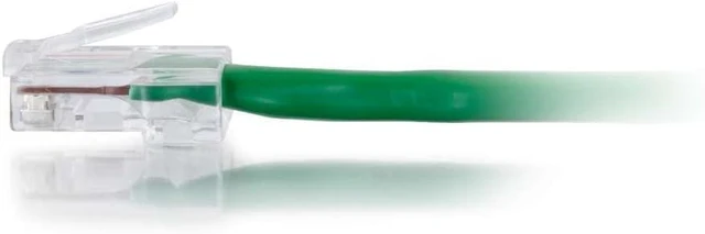Alt view image 4 of 4 - C2G 00964 Cat6 Cable - Non-Booted Unshielded Ethernet Network Patch Cable, Green (6 Inch)