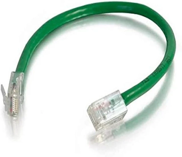 Main image of C2G 00964 Cat6 Cable - Non-Booted Unshielded Ethernet Network Patch Cable, Green (6 Inch)