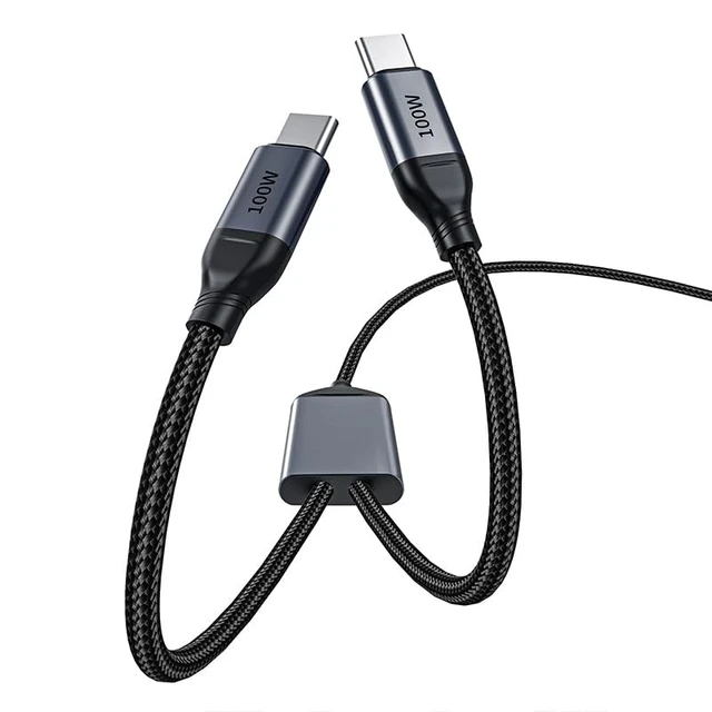 Alt view image 5 of 5 - OMNIHIL 3.2FT USB-C Splitter Cable Compatible with Anker Magnetic Portable Charger 5K Model: A1610