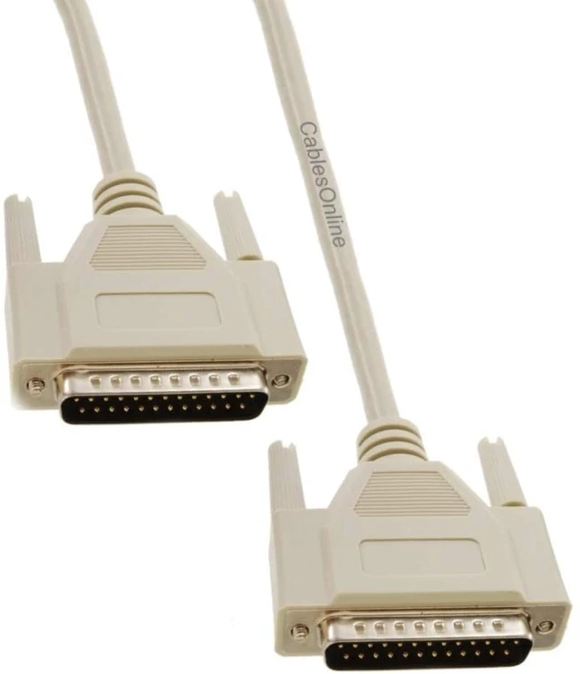 Alt view image 3 of 4 - CablesOnline 3ft. DB25 Male to Male 25-Conductor Fully-Wired Serial, Parallel or SCSI Straight-Through Cable, S-0003