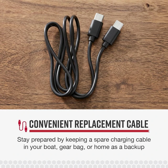 Alt view image 5 of 7 - Cobra BlueBound Charging Cable, USB-C to USB-C - Fast Charging Cable for BlueBound Marine Radios