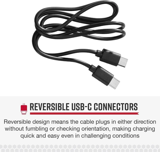 Alt view image 6 of 7 - Cobra BlueBound Charging Cable, USB-C to USB-C - Fast Charging Cable for BlueBound Marine Radios
