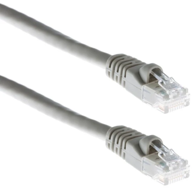 Main image of CablesAndKits - Crossover Cat6 Ethernet Cable, Booted, Jacket: PVC (cm), 10 ft, Gray, Pure Copper, RJ45 Computer & Networking Patch Cord