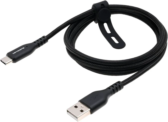 Main image of Pioneer CD-U0510AC USB Cable, 3.3 ft (1 m), Heavy Duty, Type-A to C, Max 3A Charging, Carrozzeria
