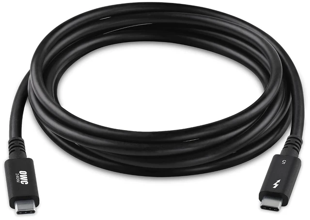 Main image of OWC Thunderbolt 5 USB-C Cable 80Gb/s 240W 2.0M (78.7in)