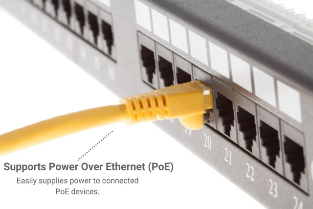 Alt view image 6 of 7 - CablesAndKits - Cat6a Ethernet Cable, Booted, Jacket: PVC (CM), 10 ft, Yellow, Pure Copper, RJ45 Computer & Networking Patch Cord